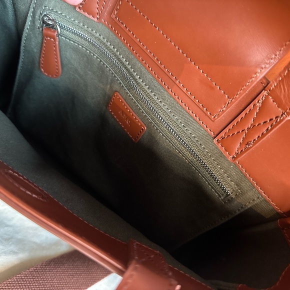 A.P.C. Khaki Camille Tote - Picture 6 of 7